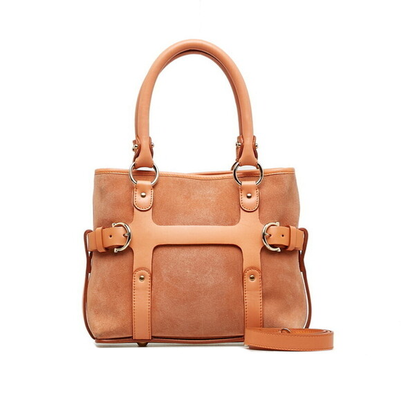 Authentic Salvatore Ferragamo Suede Handbag
